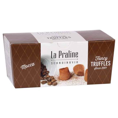 La Praline Scandinavia. Süßer Trüffel mit Mocca.