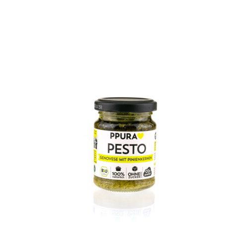 Pesto Genovese mit Pinienkernen BIO von PPURA, 120g