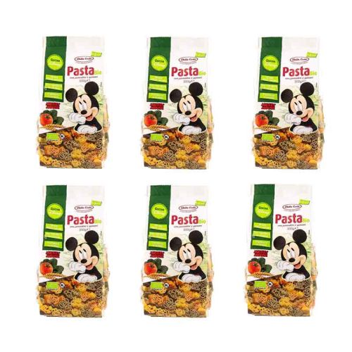 6 Stück Dalla Costa Micky Mouse Kinderpasta