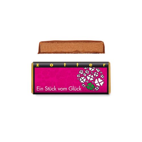 Ein Stück vom Glück - Zotter schokolade 70 g