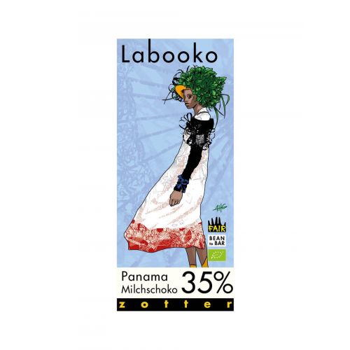 Labooko 35 % Milchschoko Panama - Zotter Schokolade, BIO 