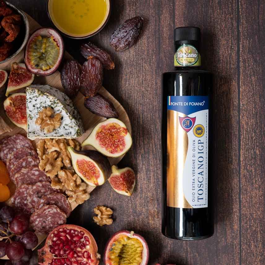 Fonte di Foiano Toscano 500 ml mit Antipasti