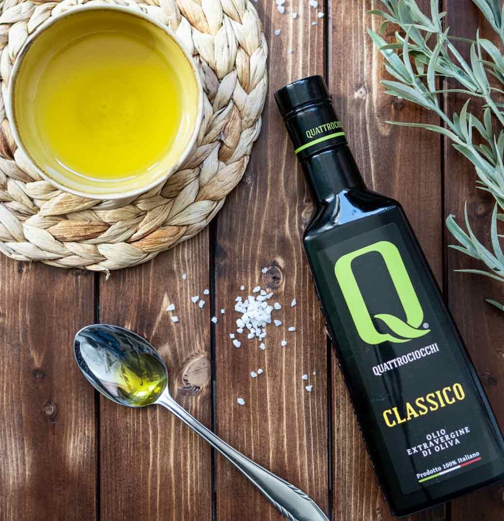 Quattrociocchi Classico mit Schale mit nativem Olivenöl extra